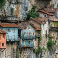 Découvrez les maisons suspendues de Pont-en-Royans, un joyau unique