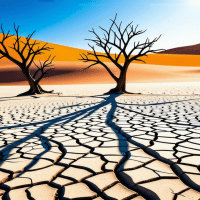 Découvrez mon expérience fascinante à Dead Vlei dans le désert de Namibie.