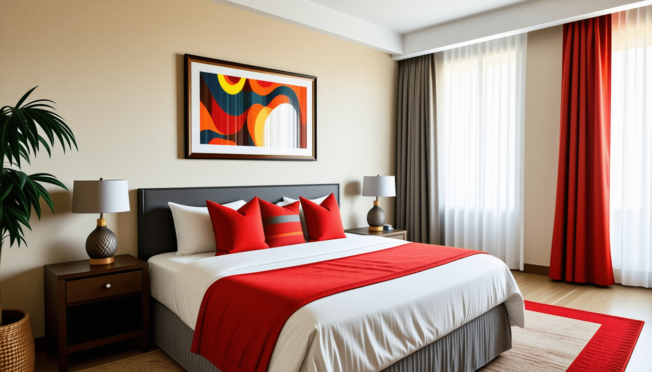 découvrez l'expérience unique de dormir dans une chambre où chaque couleur reflète une émotion, pour des nuits inspirantes et ressourçantes. vivez un séjour sensoriel inoubliable !